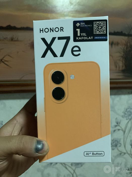 HONORX7e. Сотилади Янги телефон 6 гб 128