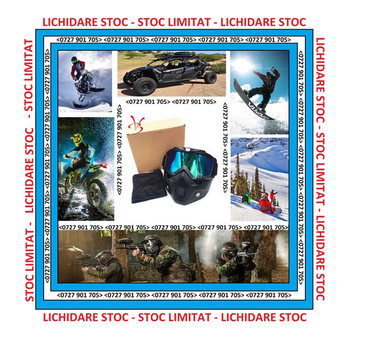 Masca Ochelari Ski Snowboard Atv Moto Enduro Cross Protectie Sky Casca