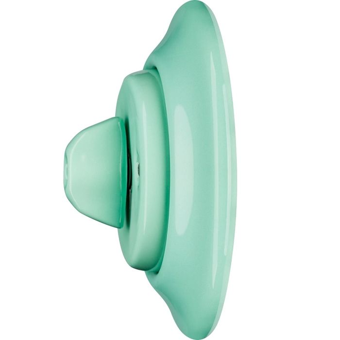 Intrerupator rotativ din portelan culoare verde menta