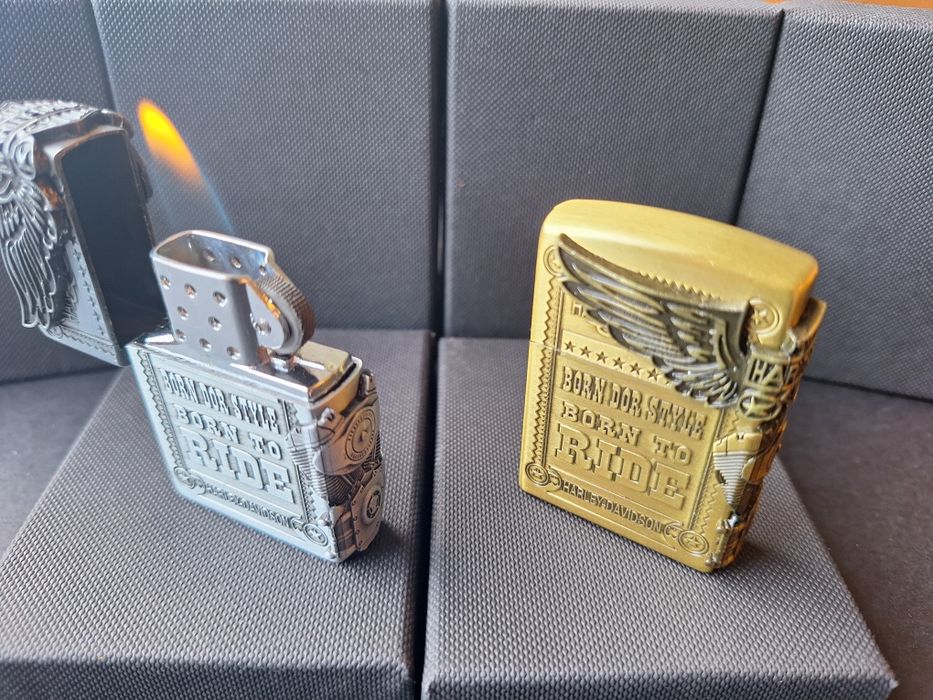 Газови метални запалки Harley Davidson (релефни)