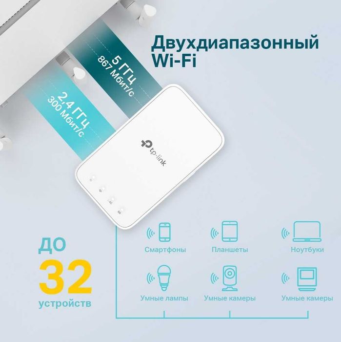 TP-Link RE330 / AC1200 Двух диапазонный Mesh усилитель Wi-Fi сигнала++