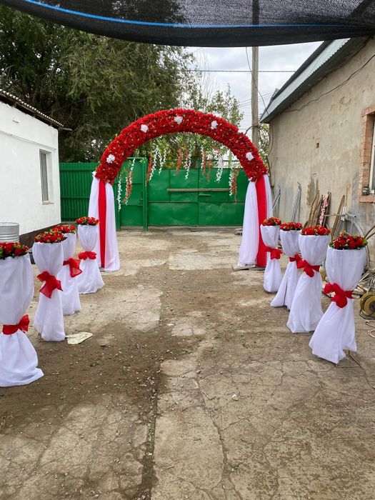 Оформление арка , 6 стойка