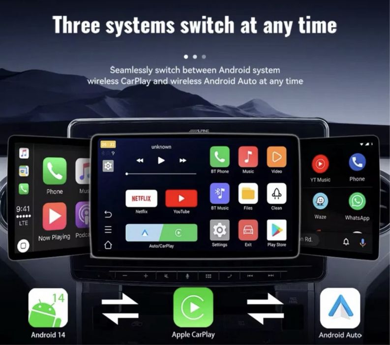 TV android Box 4GB -64GB ROM-Телевизия, Ютуб, безжичен CarPlay / AndroidAuto