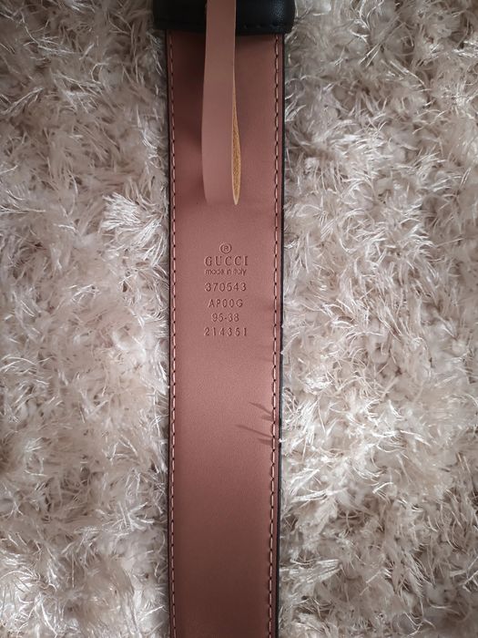 Curea Gucci Signature Black Leather