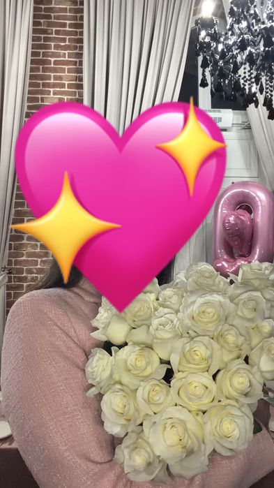 Букеты свежих роз