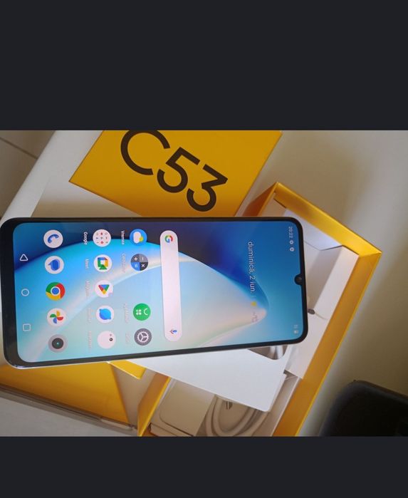 Vând telefon Realme C 53 nou nouț la cutie, 6+6gb RAM,128 GB Intern.