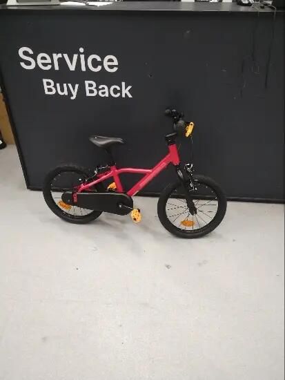 Bicicletă 16 inch 4-6 ani Discover 900 Roz - (SecondHand) Decathlon