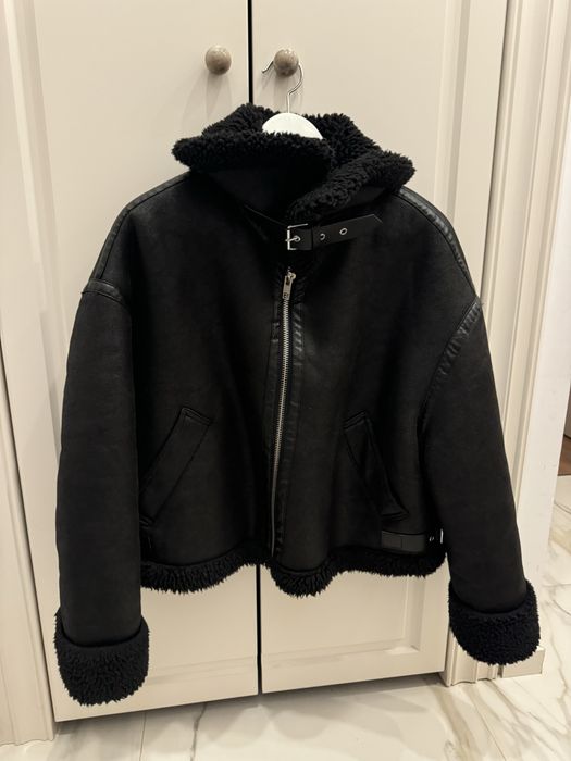 Изкуствено кожено яке Zara размер S
