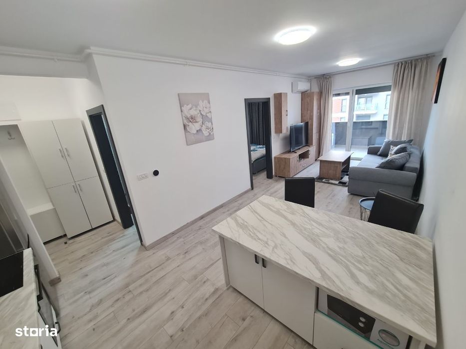 Inchiriez ap. 2 camere ADORA PARK 6 LUX, NOU, Parcare, 2 Smart Tv.