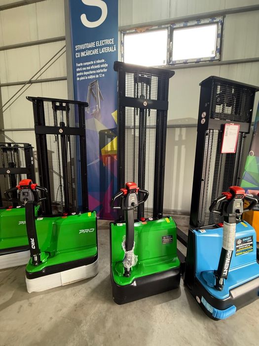 Transpaleta cu catarg Liza Electrica 1500 kg Oferta