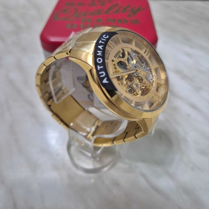 Ceas Fossil Townsman ME3280 AUTOMATIC Auriu Barbatesc, NOU la Cutie Zeus Amanet Rahova 35730