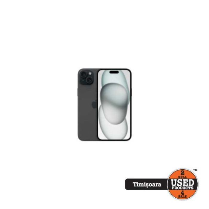 Apple iPhone 15 Plus 128 Gb, Black | UsedProducts.ro