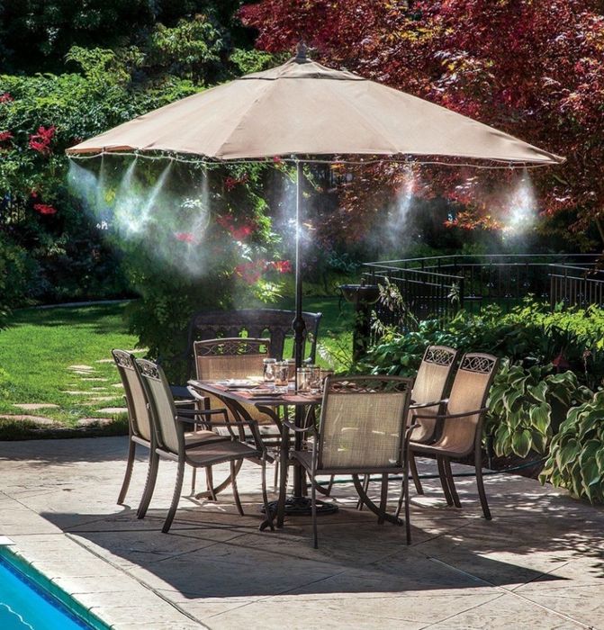 Sistem kit de racire terasa cu vapori de apa 10m 15 m 20 metri