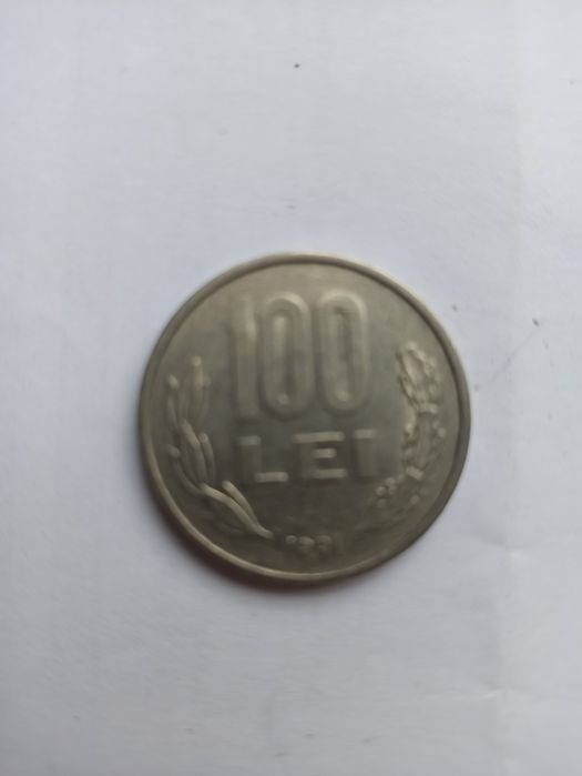Moneda 100 lei  an 1991