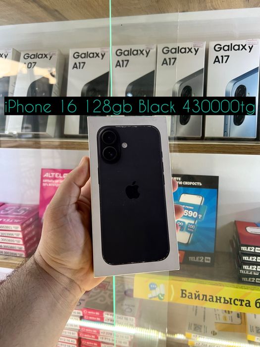 Iphone 16 128gb Black Qazaq Service 12-40