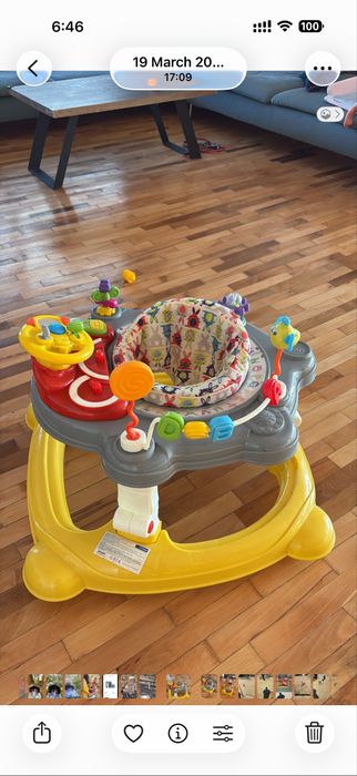 Chipolino 4 в 1 Проходилка, бънджи, люлка и забавления!