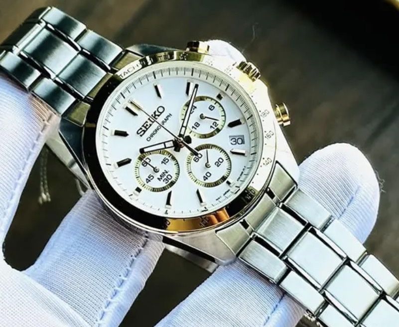 Чисто Нов Мьжки Часовник Seiko Spirit SBTRO24 Chronograph
