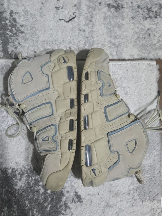 Vand Nike Air More Uptempo ’96 Limestone/ Valerian Blue-Limestone