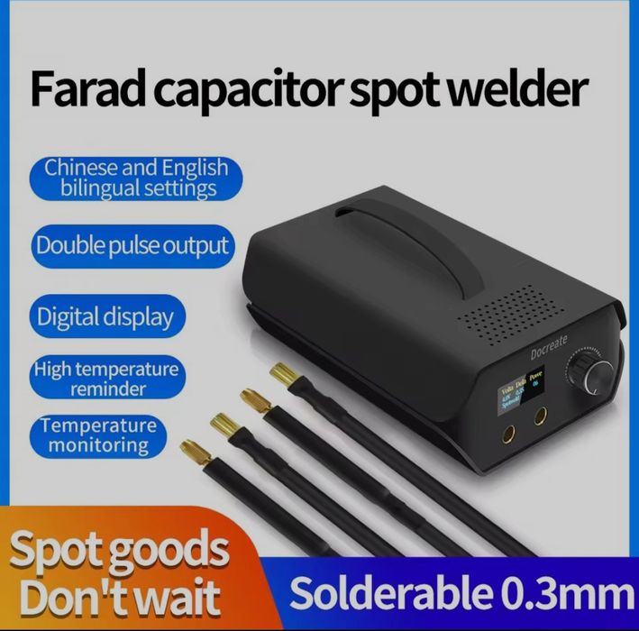Spot welder 18650 21700 26650 sudura in puncte model  avansat semiprof