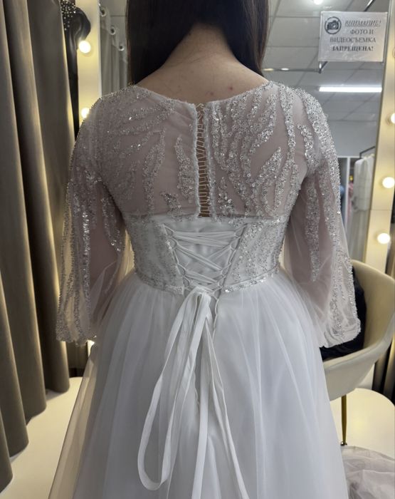 Платье свадебное белое