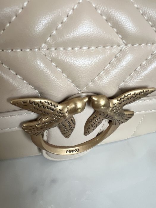 Оригинална кожена чанта PINKO