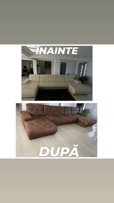 Retapițare canapele,colțare, paturi etc