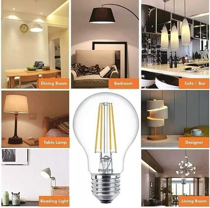 РАЗПРОДАЖБА НА Комплект 3 броя LED крушки Philips Е27