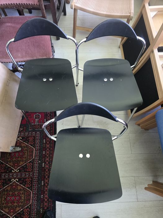 Дизайнерски столове Fritz Hansen (VicoSolo), компл. 3 бр
