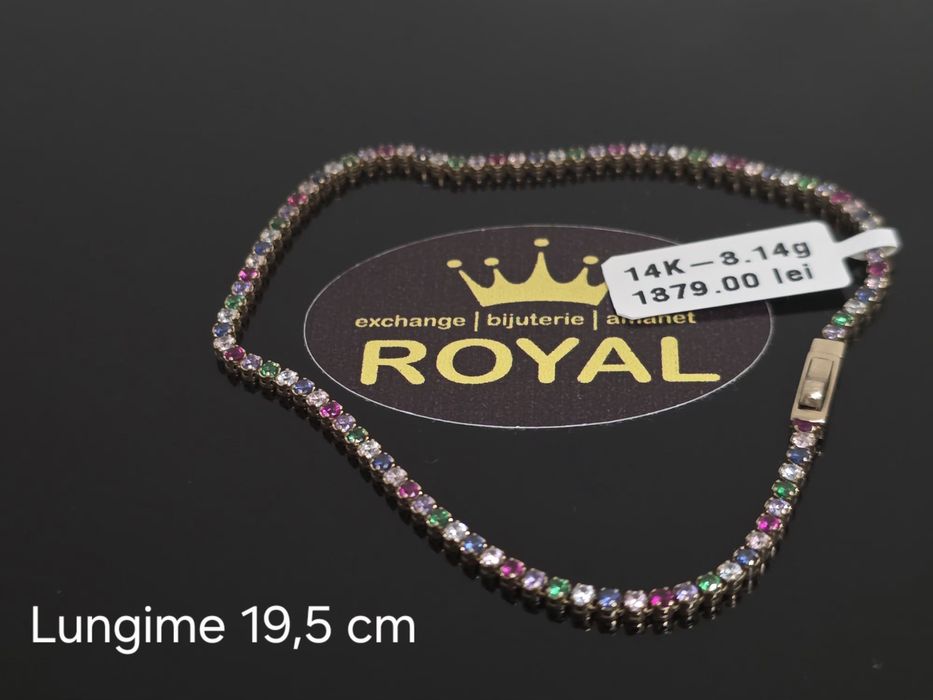 Bijuteria Royal: Brățară aur 14k/3.14 gr