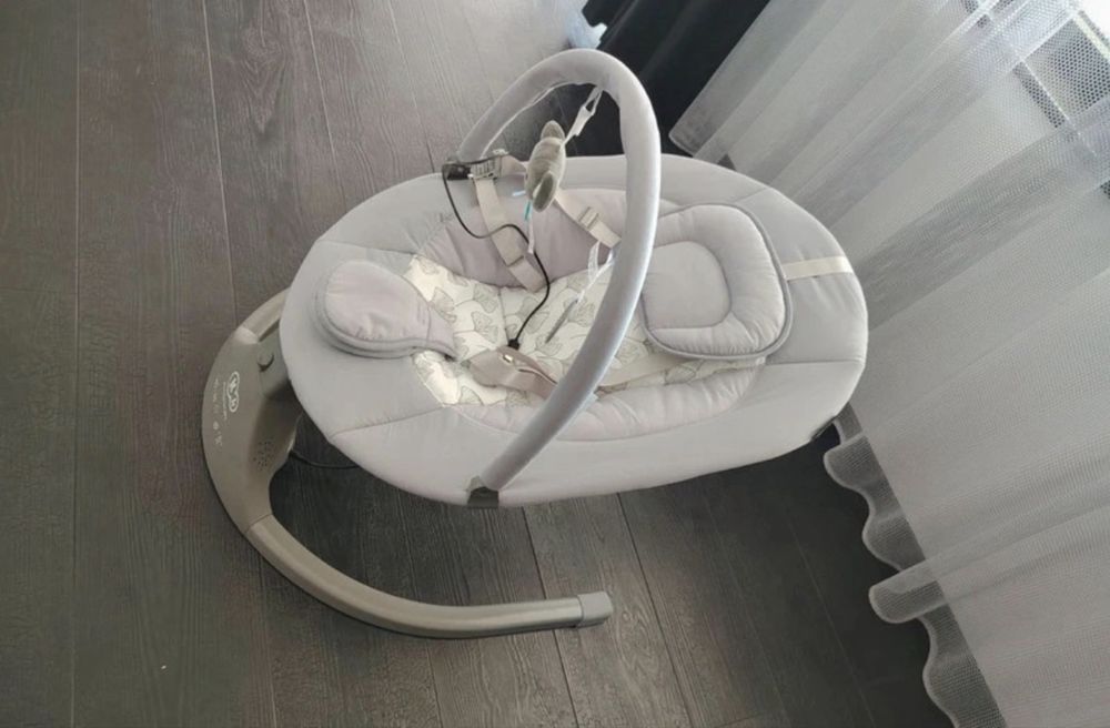 Leagan electric 2 in 1 Kinderkraft LULI, Gri