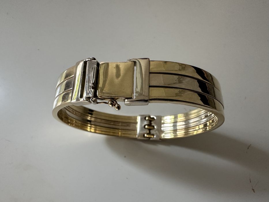 Bratara fixa barbateasca aur 14k