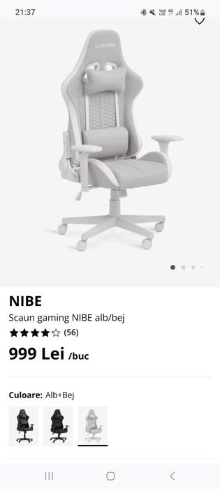 Scaun gaming Nibe jysk