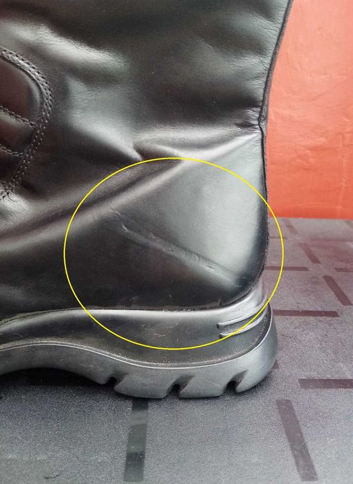 cizme negre piele, marime 40