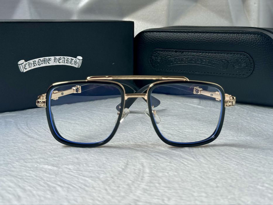 Очила за компютър Диоптрични рамки прозрачни слънчеви  chrome hearts