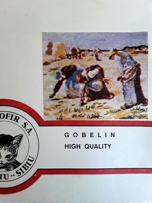 Goblenuri de cusut, ,ate mouline incluse, de Firul Rosu Talmaciu,Sibiu