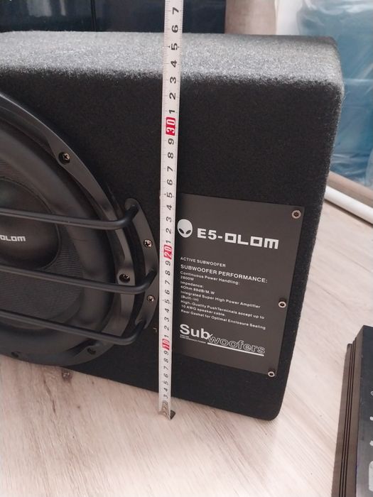 Сабвуфер 5 элемент с усилителем. Обмен на диски.