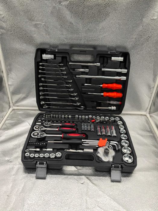 Set scule 121 piese Profesional DR. 1/4 – 3/8 – 1/2