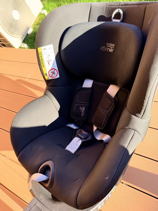 Детско столче за кола Britax Romer - Dualfix iSense с isofix база 3 месеца - 4 години Space Black