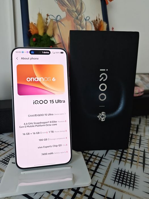 Cel mai puternic! Vivo IQOO 15 Ultra 16/1 Tb