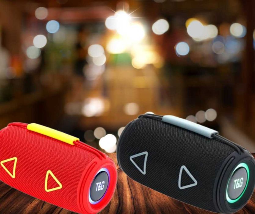 Преносим Bluetooth високоговорител TG657 1500 mAh с RGB подсветка