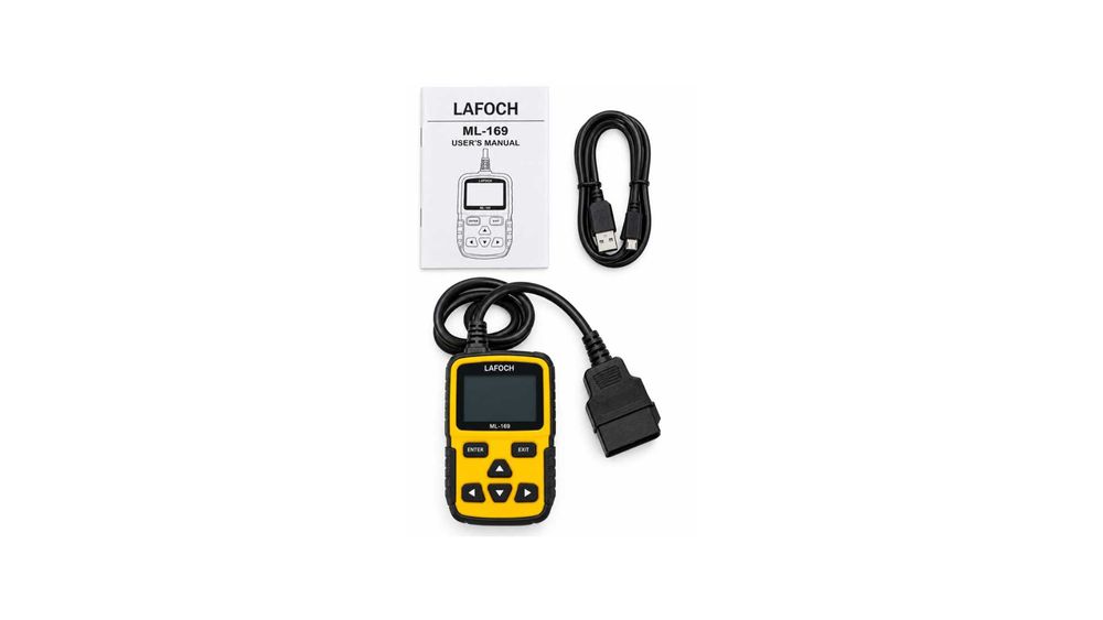 Tester Diagnoză Auto OBD2 Lafoch ML-169, Universal, Ecran Color, Citire/Ștergere Erori