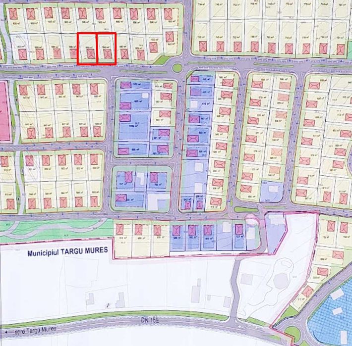 Doua terenuri de 600 mp construibili de vanzare cu panorama superba
