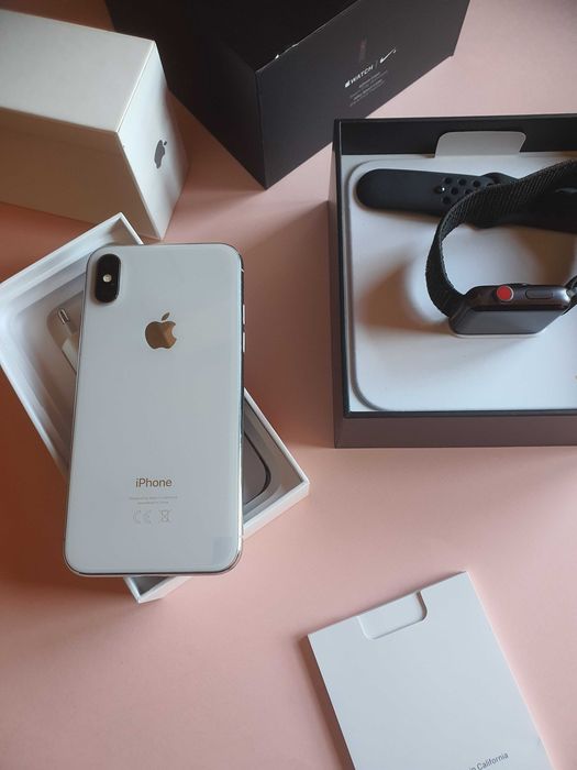 Iphone X White + Apple Watch 3 Cellular