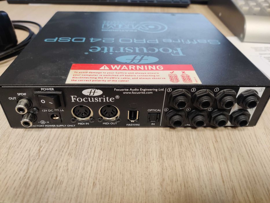 Focusrite Saffire Pro 24 DSP firewire звукова карта.