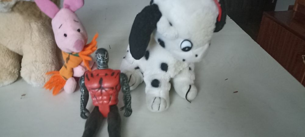 Мягкие игрушки б/у чистые, человек паук в отличном состоянии