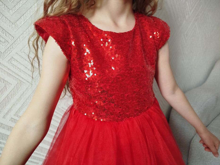 Платье для девочки нарядное новогодний костюм