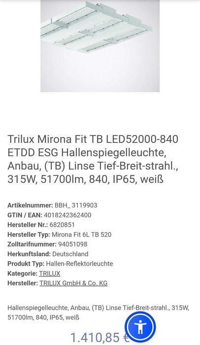 Proiector trilux Mirona