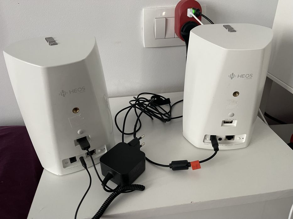 Denon Heos 1 HS2 set 2 boxe smart , wifi , retea
