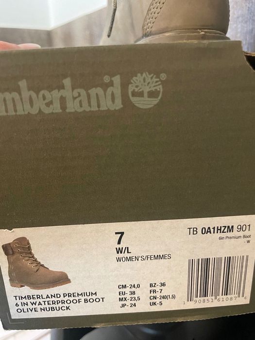 timberland 6 heritage premium waterproof boot olive nubuck -от Австрия