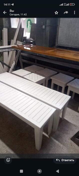 Лавочки из дерева